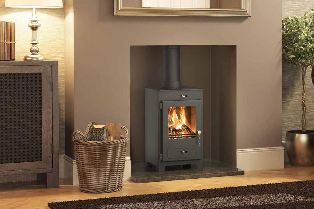 Silverdale 5 SE 5kW Woodburning Stove The compact design of the Silverdale 5 SE simply adds to its charm.