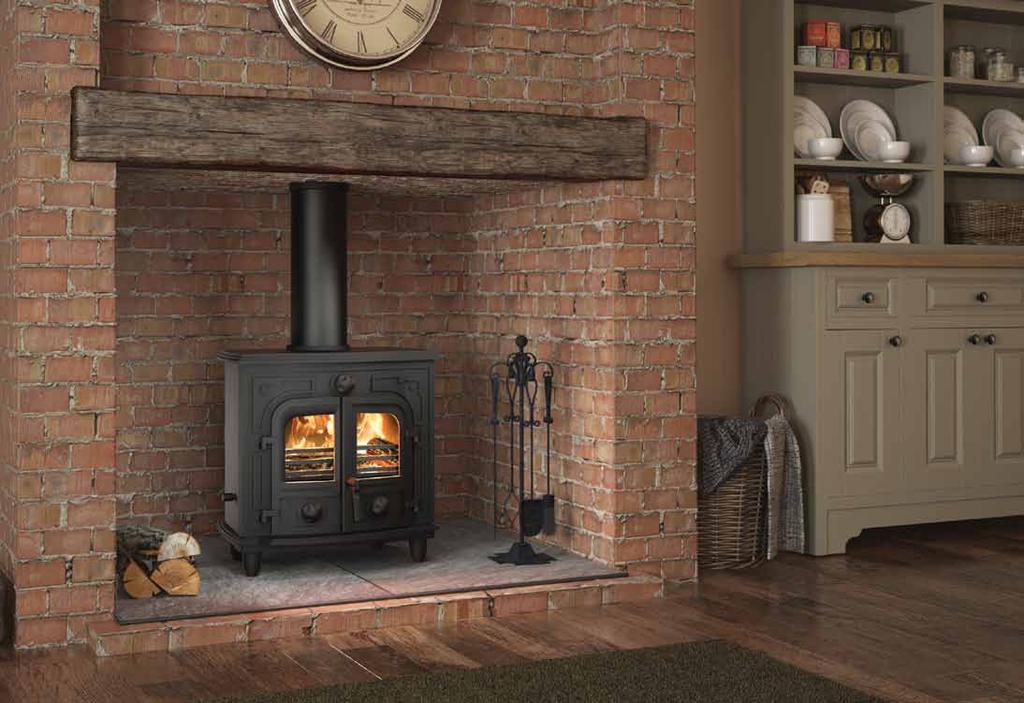 Hercules 20 & 30 5.5kW & 8kW Multifuel boiler Stoves Working with your central heating system to keep the whole house cosy, the Hercules 20 and 30 provide impressive heat outputs.
