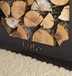 enough for storing and displaying dried logs ready to use in your stove.