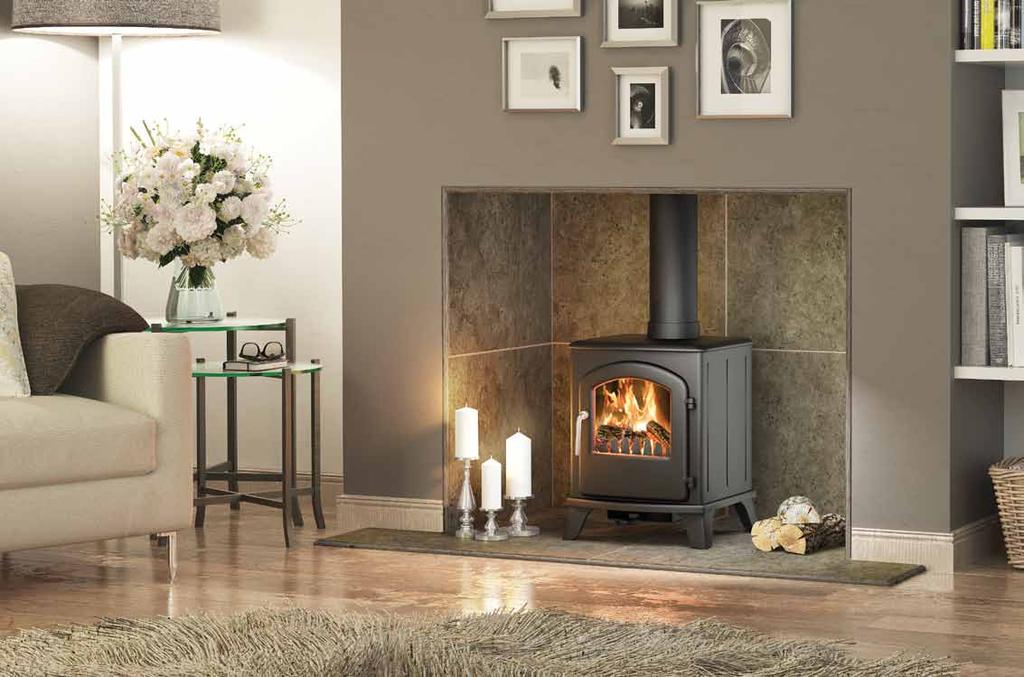 Serrano 5 SE SMOKE EXEMPT STOVE 5kW Multifuel Stove With an output of 5kW and the infinitely adaptable looks which characterise the whole Serrano range, the SERRANO 5 SE has the power to transform