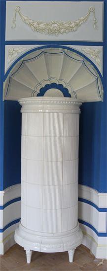 Stove No 130 Copy of round stove 19 th century. Dimensions: diameter 61 cm, height to choose.