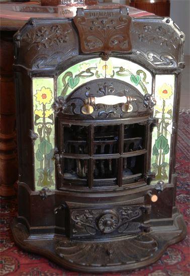 Stove No 156 Cast iron stove, cheminée roulante De Dietrich manufacture»,