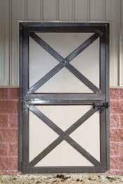 DOORS & WINDOWS Doors and windows are essential options when planning your equine building.