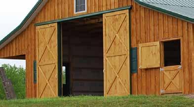 Dutch Doors These doors offer a dual function and can be steel or wood framed to match your