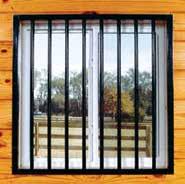 black iron grills available in various styles Window Guards Black iron grill is installed