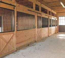 Based on the functionality of your equine building, you may consider
