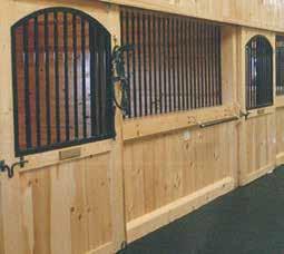 Standard stalls keep horses restricted while European stalls allow