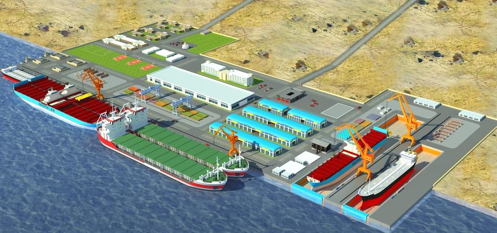 Ship Repair and Drydocks Employment: : Construction phase: 1000 Operation phase: 8000 Off the sea coast of Djibouti, one of the busiest maritime