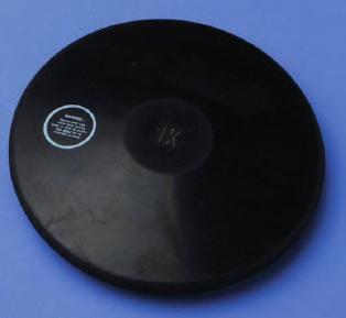 00 kg Hard Rubber Discus The hard rubber discus is made from rubber.