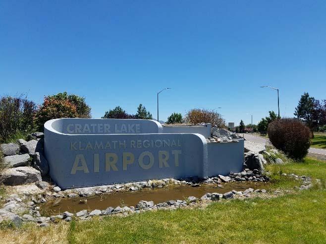 Th Staff has recently completed updating the airport moniker sign located along Airport Way.