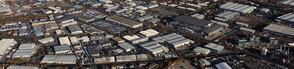 LOCATION Trafford Park is situated 2 miles South West of Manchester City Centre. It is one of the most established and largest industrial estates in the world covering approximately 1,800 acres.
