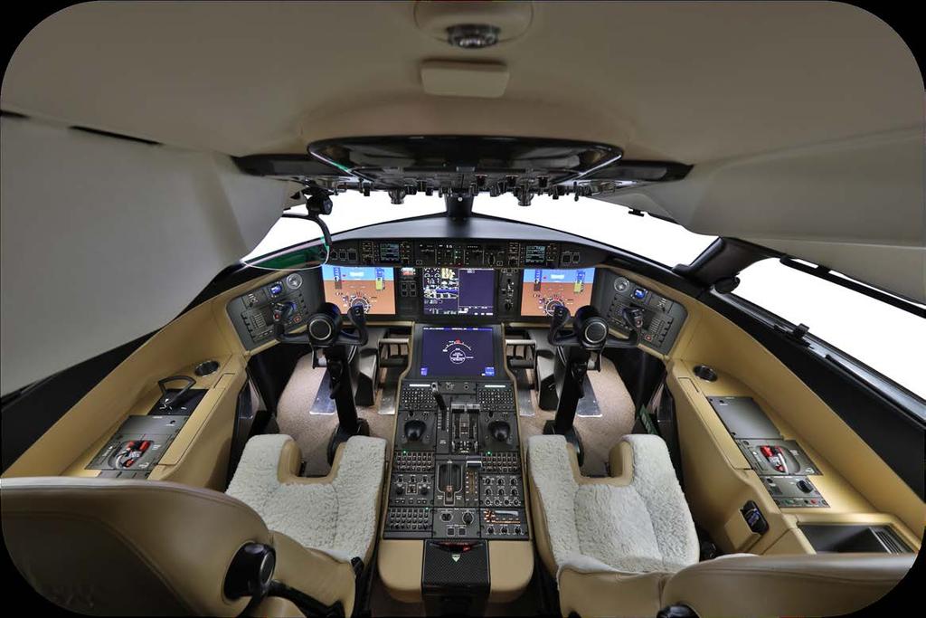 AVIONICS: Bombardier Vision Flight Deck Featuring Rockwell Collins Pro Line Fusion Avionics Suite: Four 15.