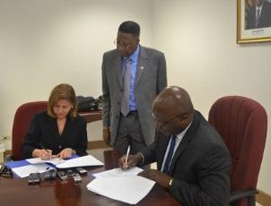 In March 2013, Barbados joined the fraternity of countries with DTCs when the Honourable Adriel Brathwaite signed a Memorandum of Understanding (MOU) with CICAD to implement the