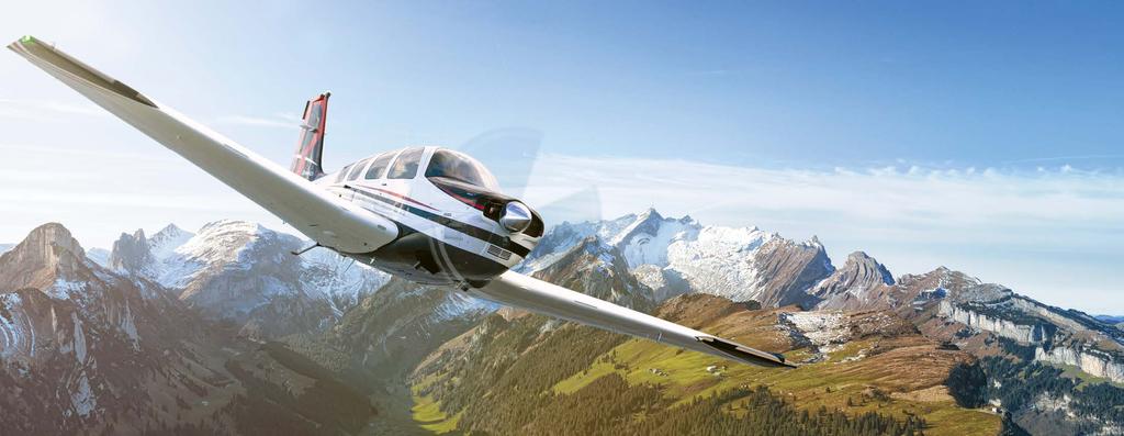 AERONAUTICAL EXCELLENCE In a category all its own, the Beechcraft Bonanza is a unique combination of