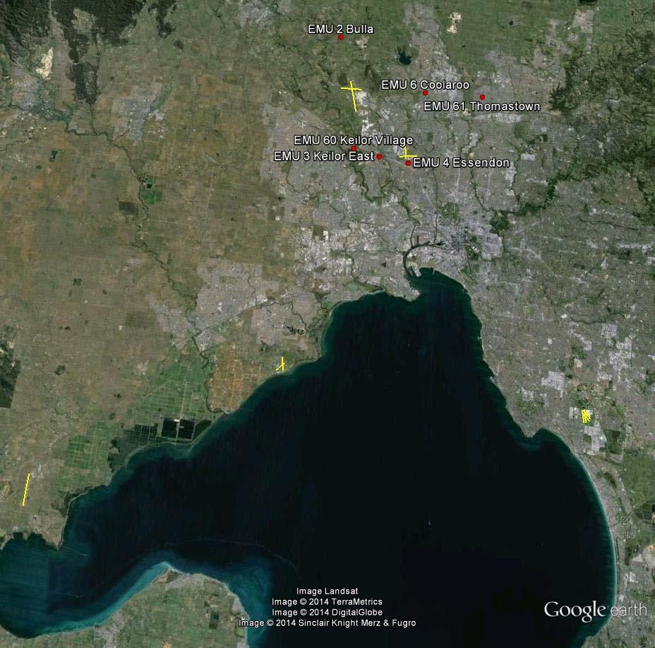 1.5 Aircraft noise monitoring in Melbourne Airservices NFPMS captures and stores radar, flight plan and noise data. The NFPMS covers eight city regions around Australia.