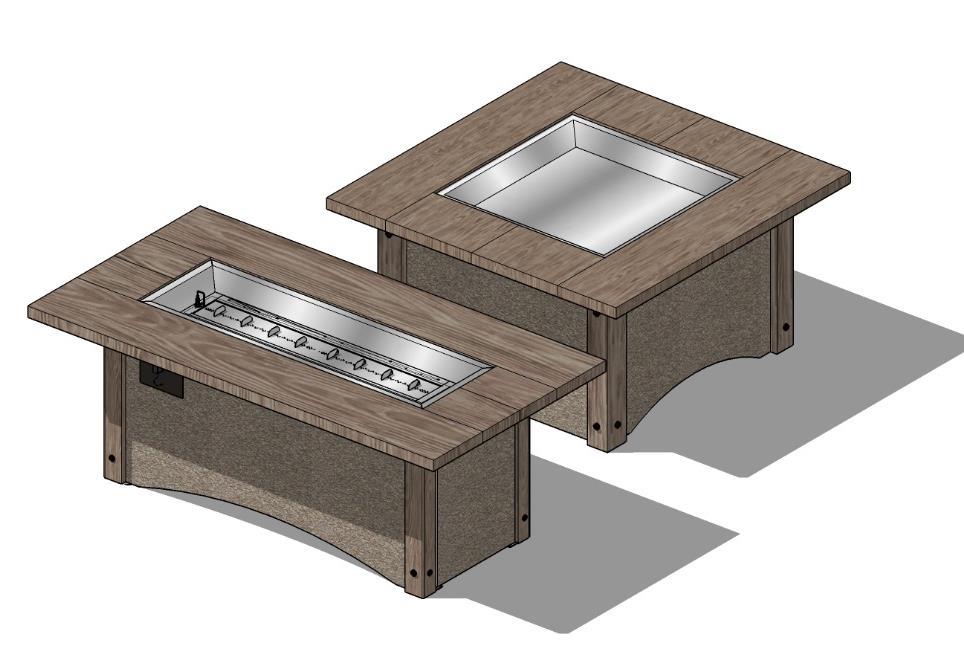 Pine Ridge Fire Pit Table Installation Instructions