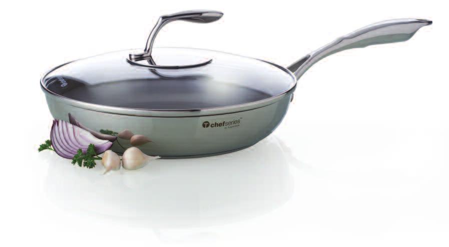 Dual handles make for easy lifting, even when pan is full. 943 Stainless $347.
