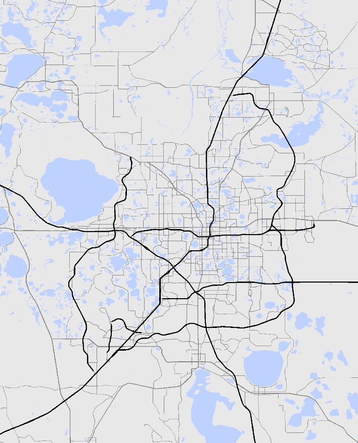 Managed Lanes Network In The Orlando Area Tallahassee Jacksonville I-4