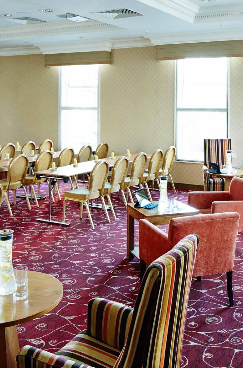 Westpoint Room YOUR MEETING Meeting room 121 Our six conference suites and meeting rooms can accommodate up to 80 guests and can be adapted for a wide