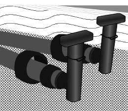 SECTION 7 PLUMBING SYSTEMS JAYCO TOWABLE Fig. 7.7 Low point drains 4. Drain the sink by removing the drain cap. 5. Turn ON the water pump and allow it to run as needed. 6.