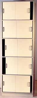 ) 64035 Additional dividers 64030 Pair of doors NO TOOLS 67622 STACKABLES Factory assembled and stackable up to 5 units high. Holds 14" x 17" film. Flat bottom. Stackable, Putty color.