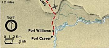 Oneida Carry at Rome Fort Ticonderoga between Lake