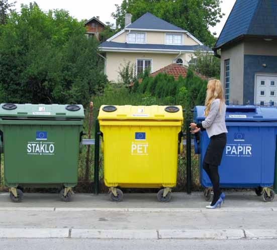 Ub and Modriča Municipalities have introduced a system of primary separation of waste and encouraged the development of the recycling sector to prevent the deterioration of health of people and