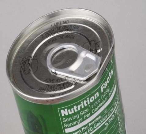 creases. If a fingernail applied to the edge of the crease can suspend the can, discard it.