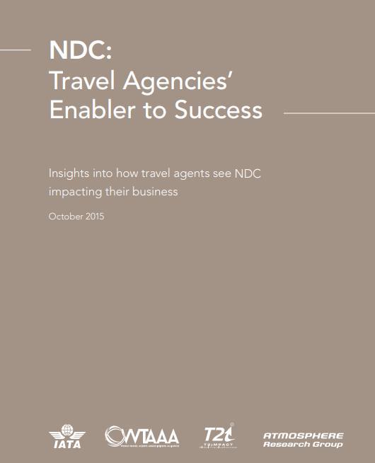 Travel Agents see NDC as an enabler Customer service: To help them be more customer focused Efficiency: To