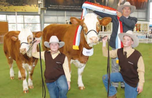 The Beef Cattle event, incorporating stud cattle, junior judging, parading, auctioneering and hoof and hook competitions, is conducted