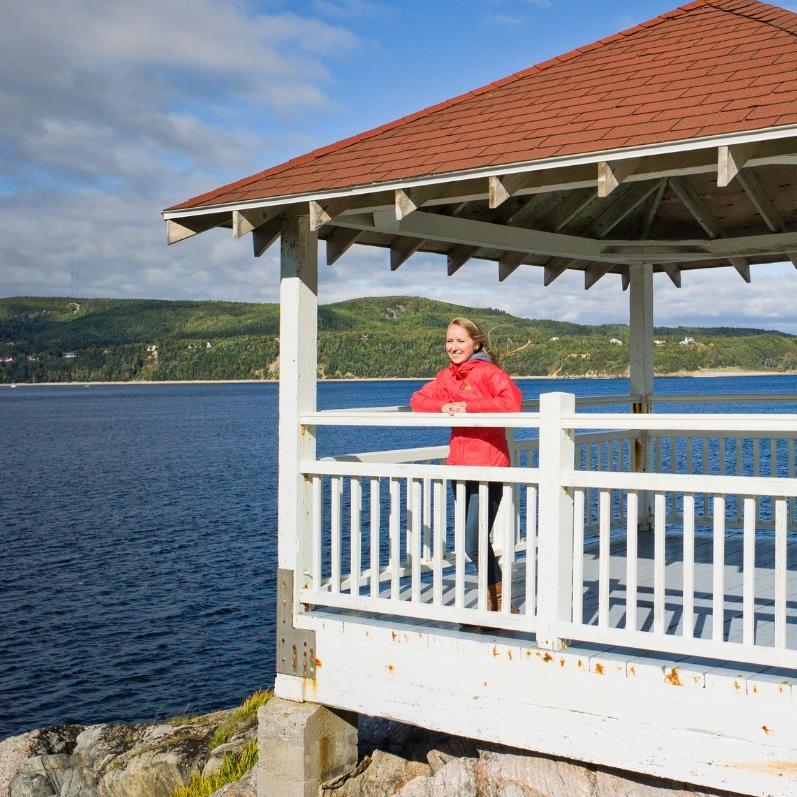 Experiencing the Marine Park: from LAND Parks Canada 3 land-based sites, 2 info sites Parks Quebec Provincial