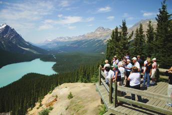 ) Calgary July 31 Moraine Lake Join our naturalist guide for an excursion to beautiful Moraine Lake; the crystal-clear lake is nestled in the Valley of the Ten Peaks.