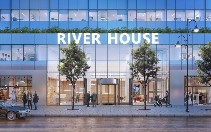 RIVER HOUSE When complete in Q2 2018, the retail units at River