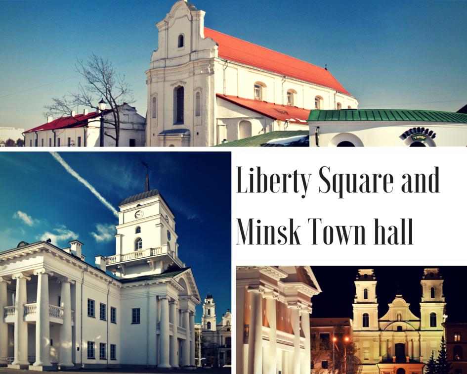 Minsk Town Hall was first built in 1582 in the High Market place, now Liberty square the heart of the city in XV-XX centuries.