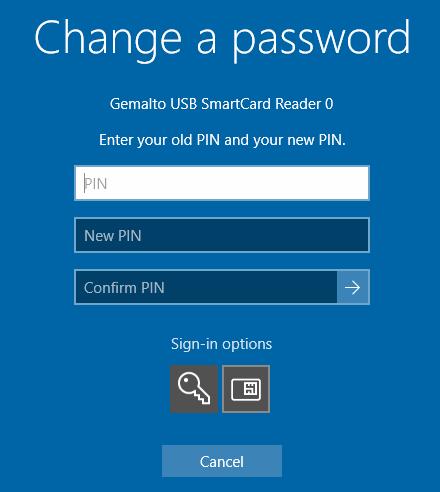U polje New PIN i Confirm PIN upišite Vaš novi korisnički