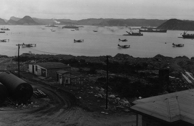 APPENDIX 6 753 PBYs in Little Placentia Harbor, Argentia, Newfoundland, 1942, 80-G-7446 (Courtesy Captain Jerry Mason, USN). facility was again redesignated a naval air station.