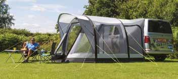 The Action AIR has a large living area and the option of a two-berth inner tent.