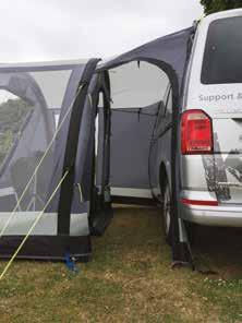 The Trip AIR comes complete with a clip-in waterproof groundsheet that can be used if the site allows nonbreathable groundsheets.