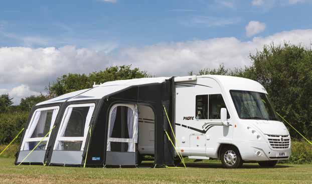 Kampa AIR Awnings The future in your hands After years of development, Kampa have revolutionised awnings.