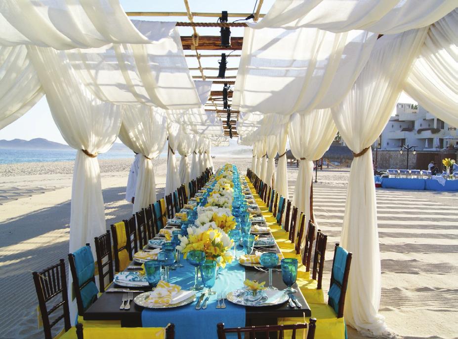 Venue Options The Beach Las Ventanas al Paraíso, A Rosewood Resort is situated on a white sand beach along the sparkling Sea of Cortez.