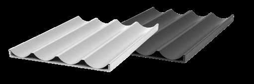 trough size Dura-Kote 14-gauge aluminum For 12