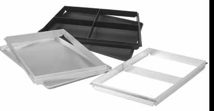 17 Sheet Pans Available in quarter, half or full sheet sizes Bare aluminum, Silver-Kote or Dura-Kote