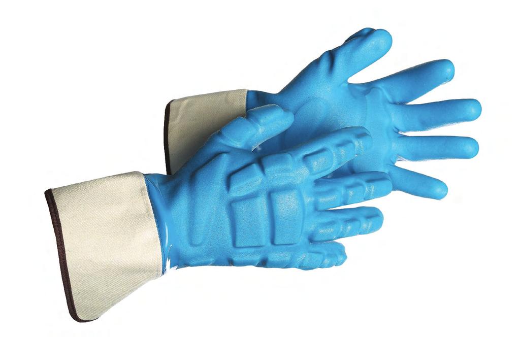 02062018DT Impact Resistant Metacarpal Protection Glove with Safety Cuff Lisle Cotton yarn is stronger than most cotton due to a unique spinning construction and provides a soft, thin, comfortable