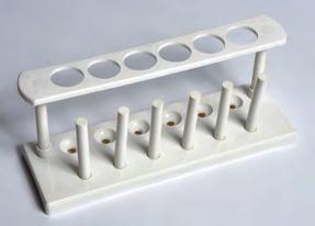TTHP01 Test Tube Rack, Plastic, 6-Tube Test Tube Rack, Plastic, 6-Tube, Unassembled  Rack has six 25mm holes and requires assembly.