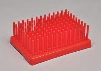 TTHP05 Test Tube Rack, Round, 24-Tube, Plastic These polypropylene racks can conveniently hold inverted tubes for drying and to minimize collection of airborne contaminants.