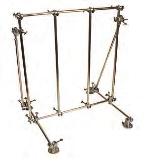 Stands Lattice Lab System, Set #1 The Lattice Lab System is a lightweight set of aluminum support rods and clamps that allows a wide range of lab apparatus to be assembled and securely supported.