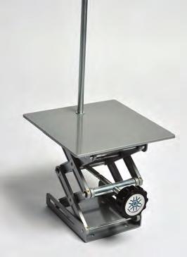 Stands Laboratory Jacks Laboratory support jacks are constructed of painted aluminum and stainless steel.