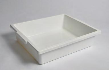 81721 Utility Tray, PP, 15" x 14" x 5" 6 Laboratory Trays, Large, PP Large polypropylene molded laboratory tray is steam autoclavable and can be  81722 Laboratory Tray, Large, PP, 20" x 17" x 5" 6