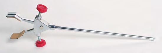 PVC coated grips 2-Prong Burette Clamp with Extension Rod,.