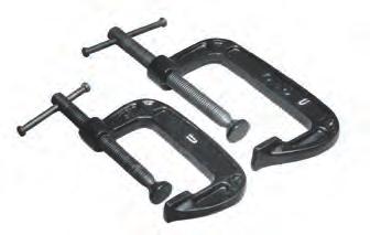 Clamps C-Clamps Our clamps feature strong cast iron frames and a screw-thread mechanism that provides a sturdy grip.